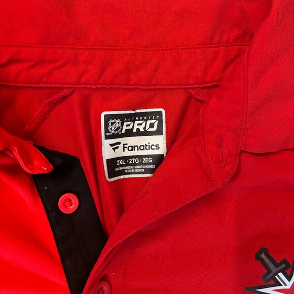 2XL Mens Limited Edition Red VGK Fanatics Polo Shirt - Picture 2 of 3